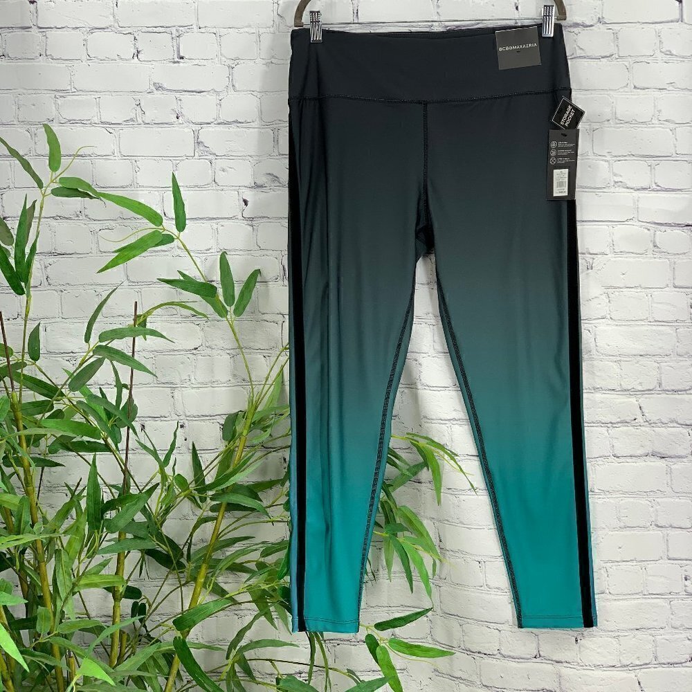 BCBGMaxAzria Gray & Green Ombre Leggings